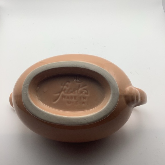 Vintage Fiesta Apricot Gravy /Sauce Boat - Picture 7 of 8